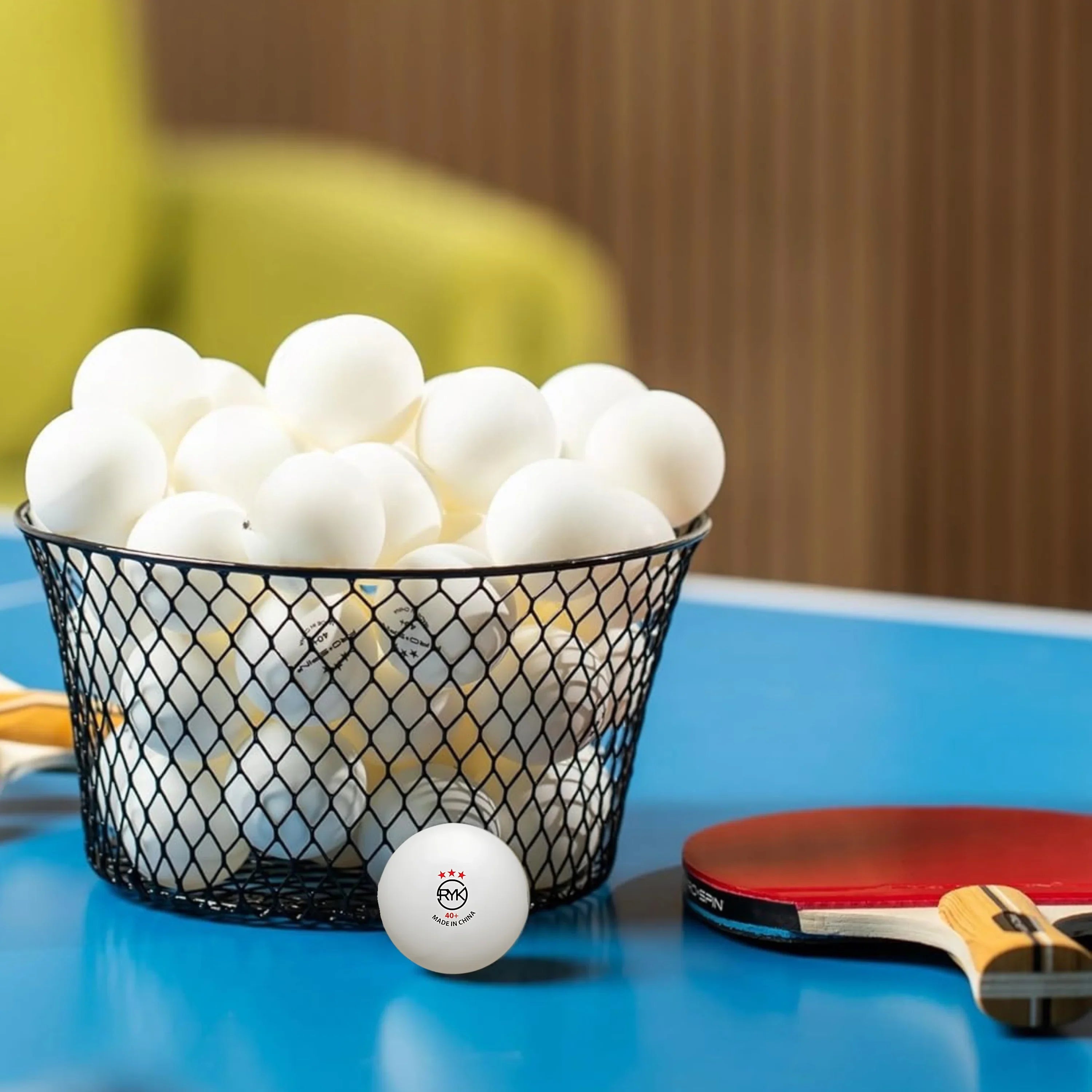 3-Star Ping Pong Balls – 40mm White Table Tennis Balls for Training, Matches, Beer Pong & Party Games - 4A's Global