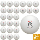 3-Star Ping Pong Balls – 40mm White Table Tennis Balls for Training, Matches, Beer Pong & Party Games - 4A's Global