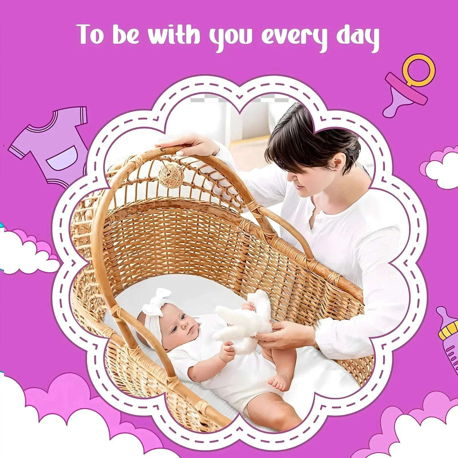Baby Mattress Protector – Moses Basket, Cradle & Crib 75cm - 4A's Global