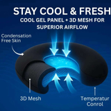 Cooling Memory Foam Travel Pillow – Lightweight & Portable - 4A's Global