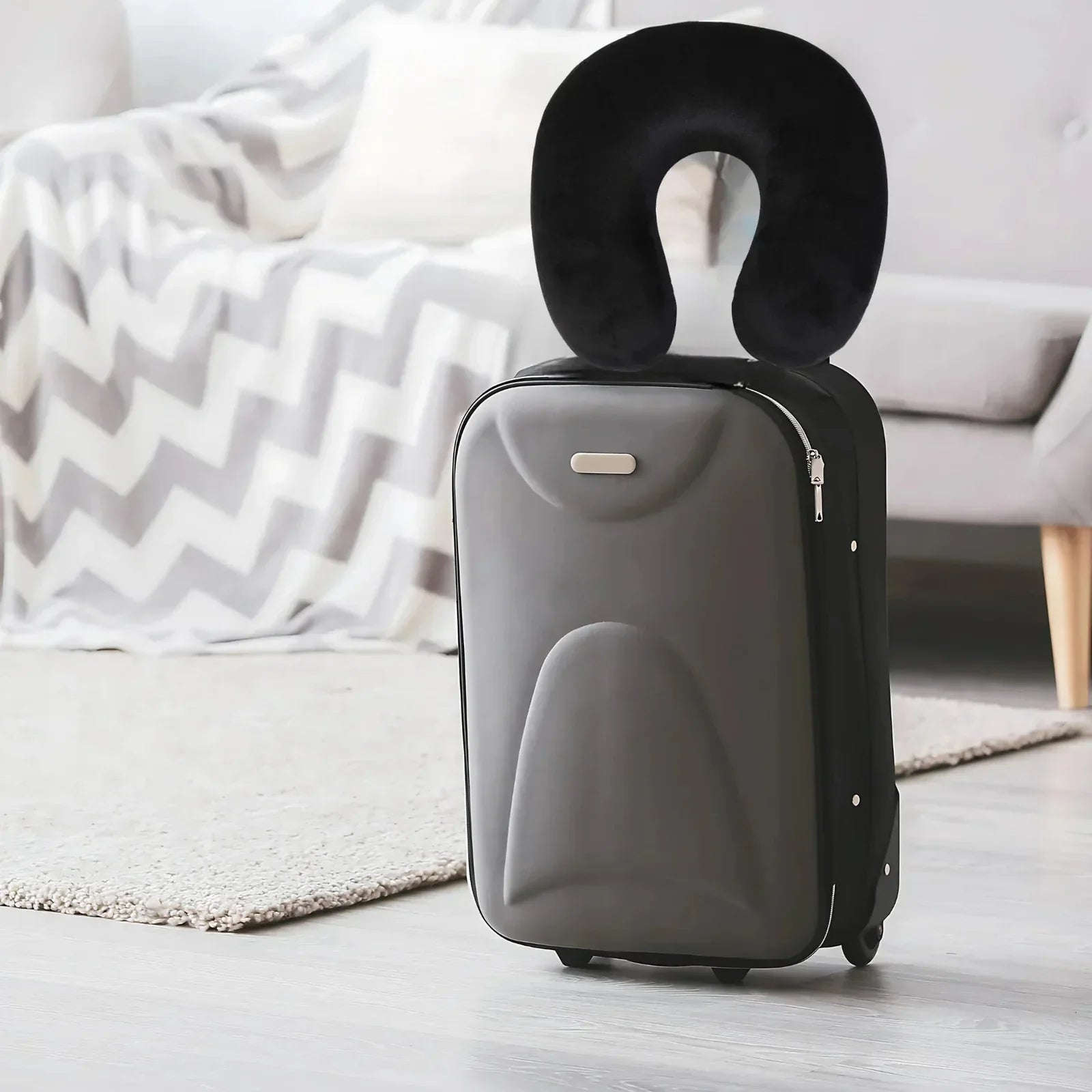 Cooling Memory Foam Travel Pillow – Lightweight & Portable - 4A's Global