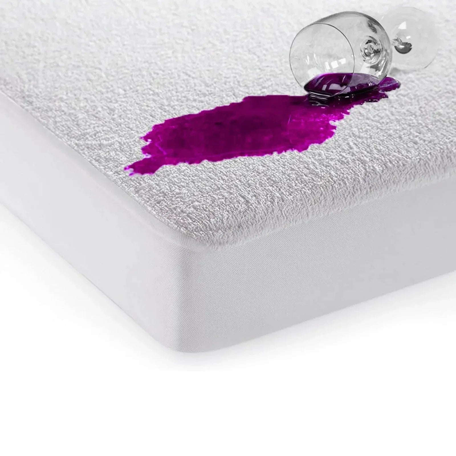 Extra Deep Waterproof Terry Bed Sheet Protector – Cozy, Breathable & 100% Leak-Proof Comfort | Multiple UK Sizes - 4A's Global