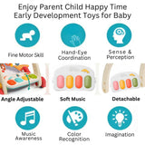 Sit-to-Stand Learning 2 in 1 Pedal Piano Play Gym/Walker, Baby Walker - 4A's Global