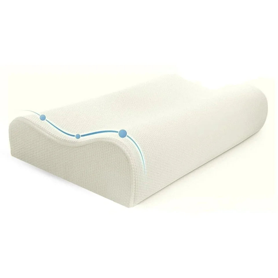 Memory Foam Pillows Contour - Multi Height Bamboo Cool Max Pillow Cool Max Cover | Ergonomic Memory Foam Cooling Pillow - 4A's Global