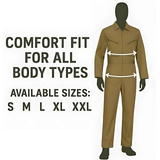Hazmat Suit Disposable Coverall | Heavy-Duty Disposable Coverall Suit with Hood – Full Body Protective Overalls for Men & Women - 4A's Global