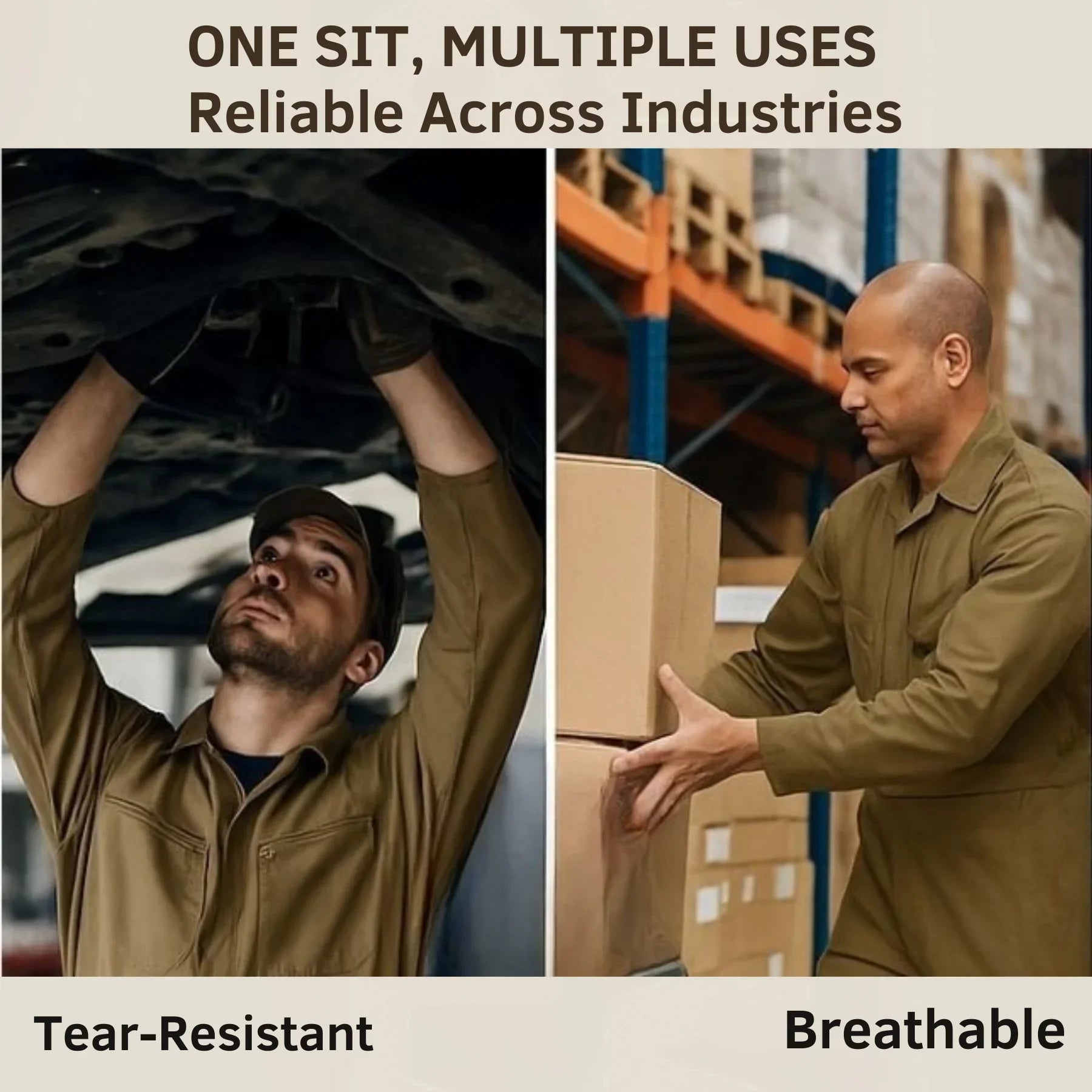 4AS Hazmat Suit Disposable Coverall | Heavy Duty Full Body Painters Suit with Multiple Specifications for Men & Women Breathable & Water-Resistant - 4A's Global