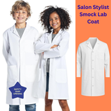 HH Unisex White Lab Coat | Salon Coat | Stylist Smock | Professional Workwear β Premium Polycotton Long Sleeve