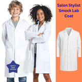 HH Unisex White Lab Coat | Salon Coat | Stylist Smock | Professional Workwear – Premium Polycotton Long Sleeve - 4A's Global