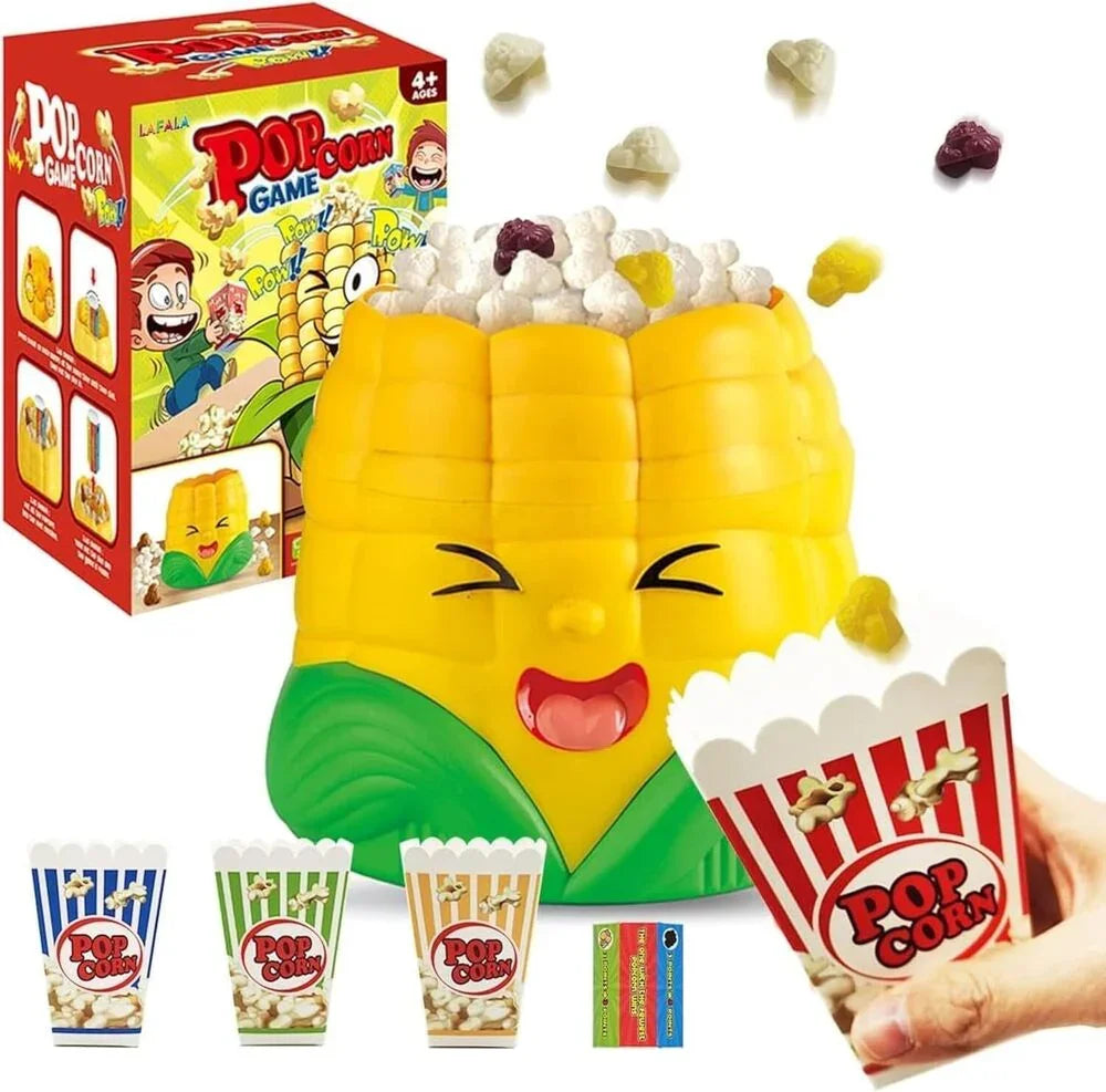 Kids Board Games for Family Night Party Games Who get’s Most Popcorn Board Game - 4A's Global