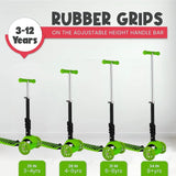 3 in 1 Scooter With Removeable Seat for Kids Ages 3-12 Adjustable Height 3 Wheel - 4A's Global