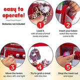 Candy Grabber Machine for Kids – Mini Claw Arcade Game Toy with Music & 20 Coins - 4A's Global