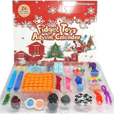 Super Star Christmas Fidget Toys Advent Calendar - 24 Mini Fidget Toys Holiday - 4A's Global