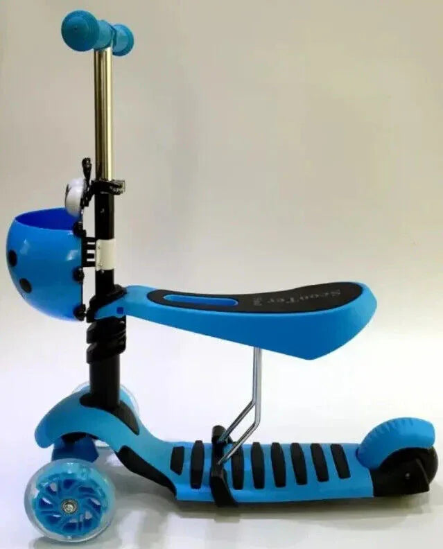 Scooter Foldable Adjustable Height Easy Turning 3 Wheel Scooter Kids Boys Girls - 4A's Global