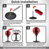 Desktop Punching Bag - Suctions to Your Desk, Raipoment Heavy Duty Stress Relief - 4A's Global