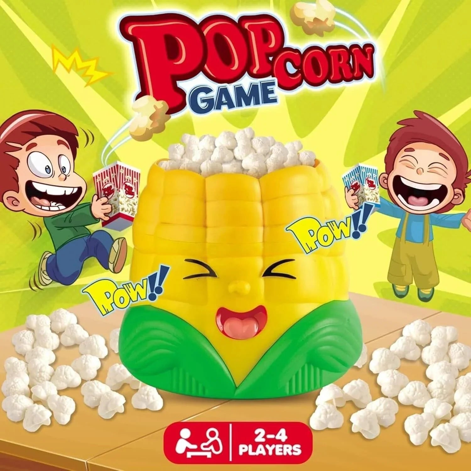 Kids Board Games for Family Night Party Games Who get’s Most Popcorn Board Game - 4A's Global