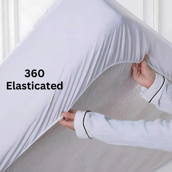 CL 30cm Deep Waterproof Mattress Protector | Quilted, Breathable & Noise-Free | White | UK Sizes - 4A's Global