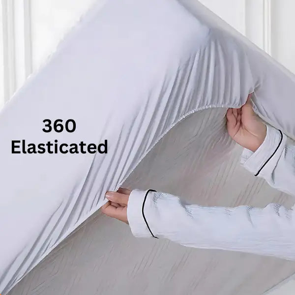 CL 30cm Deep Waterproof Mattress Protector | Quilted, Breathable & Noise-Free | White | UK Sizes - 4A's Global