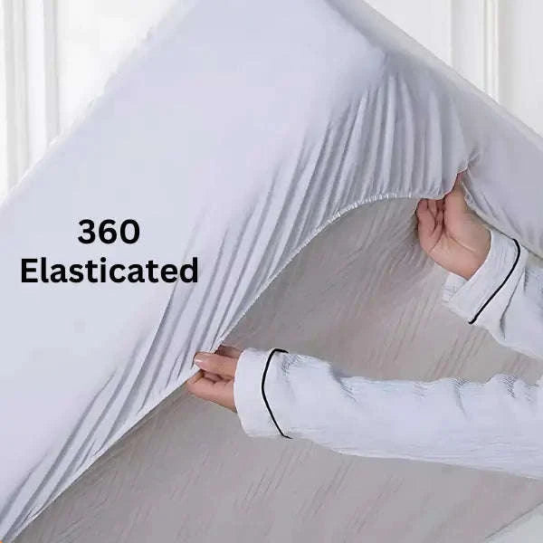 CL 30cm Deep Waterproof Mattress Protector | Quilted, Breathable & Noise-Free | White | UK Sizes - 4A's Global
