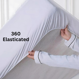 CL 30cm Deep Waterproof Mattress Protector | Quilted, Breathable & Noise-Free | White | UK Sizes - 4A's Global