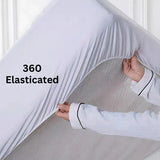 CL 30cm Deep Waterproof Mattress Protector | Quilted, Breathable & Noise-Free | White | UK Sizes - 4A's Global