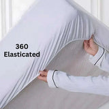 CL 30cm Deep Waterproof Mattress Protector | Quilted, Breathable & Noise-Free | White | UK Sizes - 4A's Global
