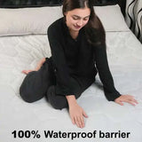 CL 30cm Deep Waterproof Mattress Protector | Quilted, Breathable & Noise-Free | White | UK Sizes - 4A's Global