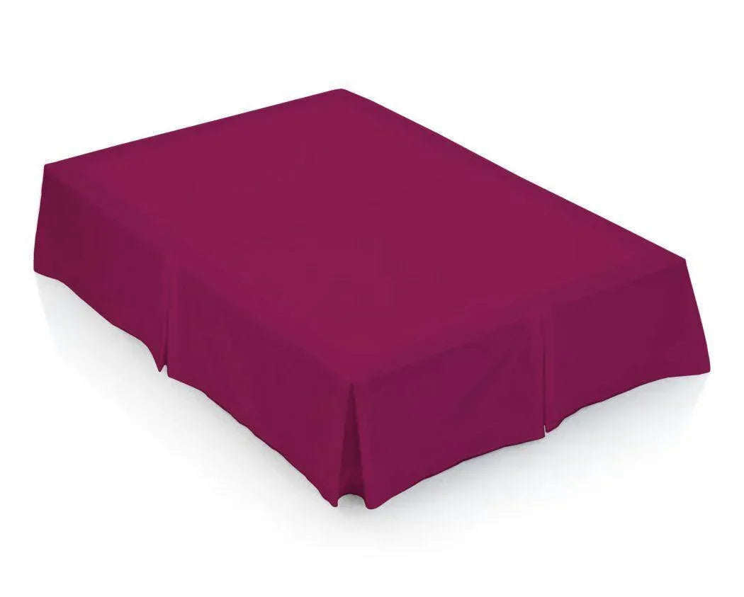 Luxury Pleated Valance Sheets – Hotel-Quality Polycotton Bedding for a Stylish Bedroom Upgrade - 4A's Global