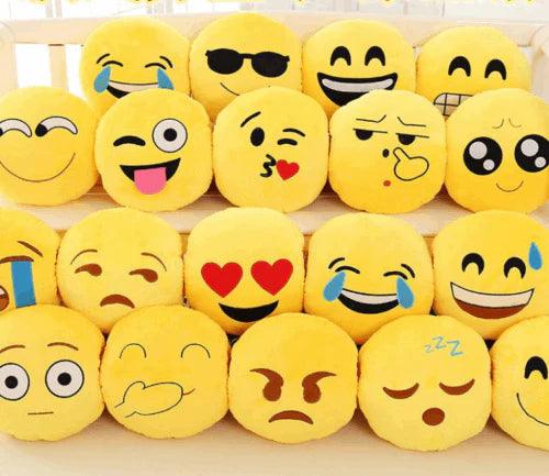home comfort with Emoji pillow