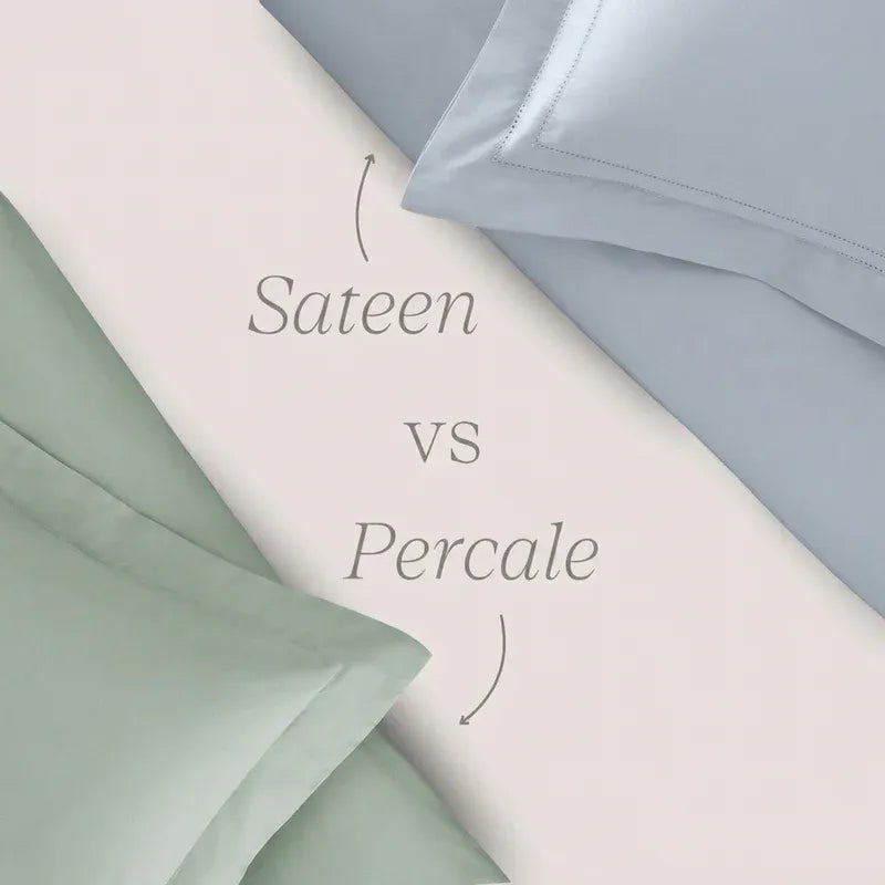 Percale vs. Satin Stripes