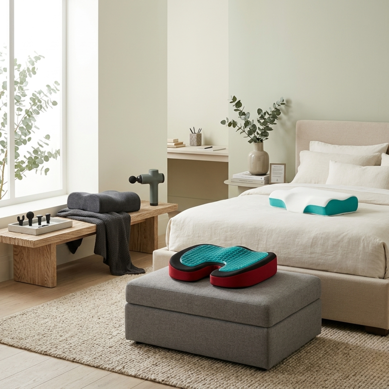 Throws, Soft Cushions & Wellness Support