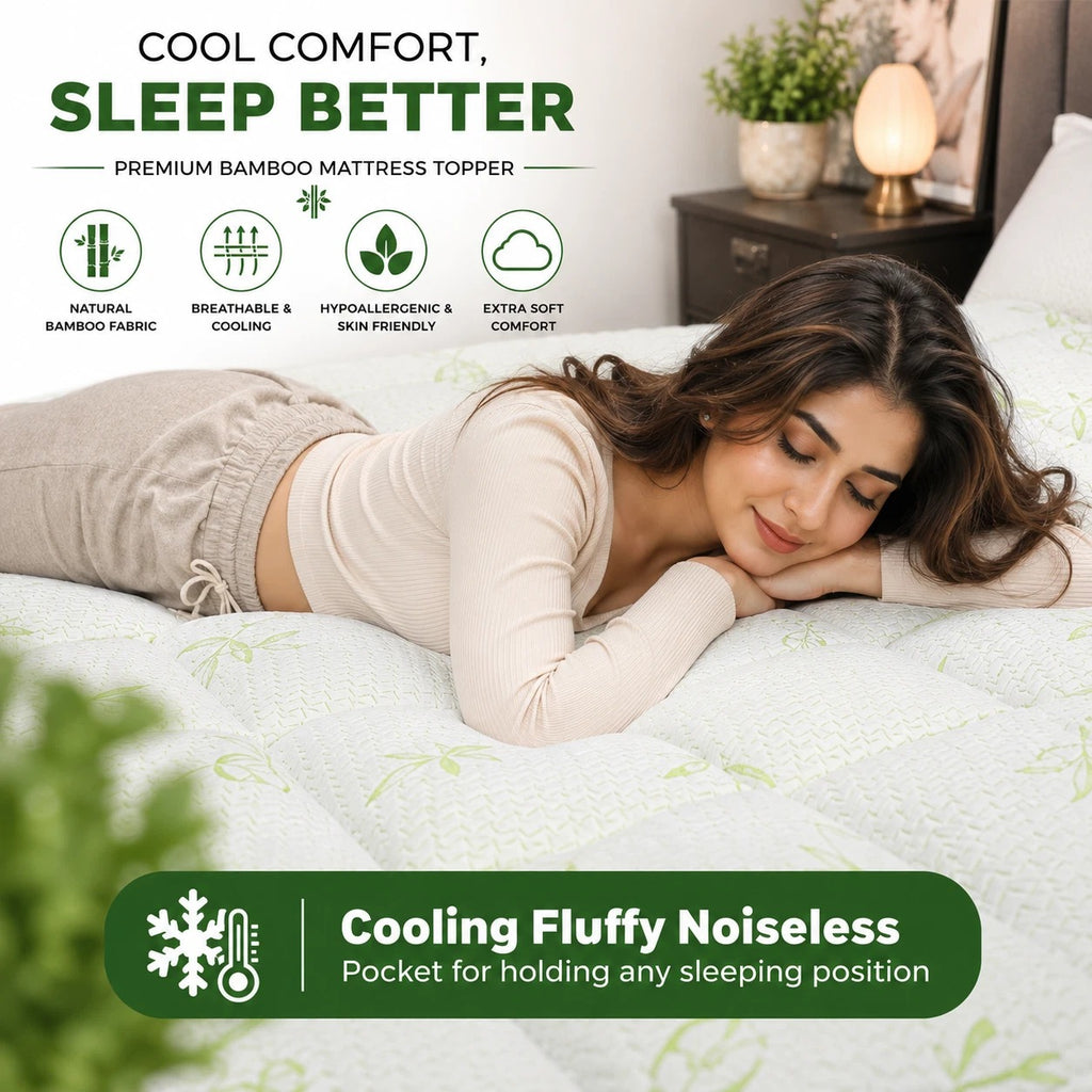 10cm Extra Thick Mattress Topper | 1100GSM Deep-Fill Luxury | All UK Sizes | 4AS