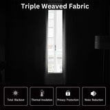 Red Thermal Blackout Eyelet Curtains – Ready Made Insulated Privacy &amp; Noise Reducing Drapes