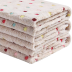 Polka Dot Fleece Throw Glow in the Dark Microfiber Blanket for Sofa and Bed - High Living - 4A's Global