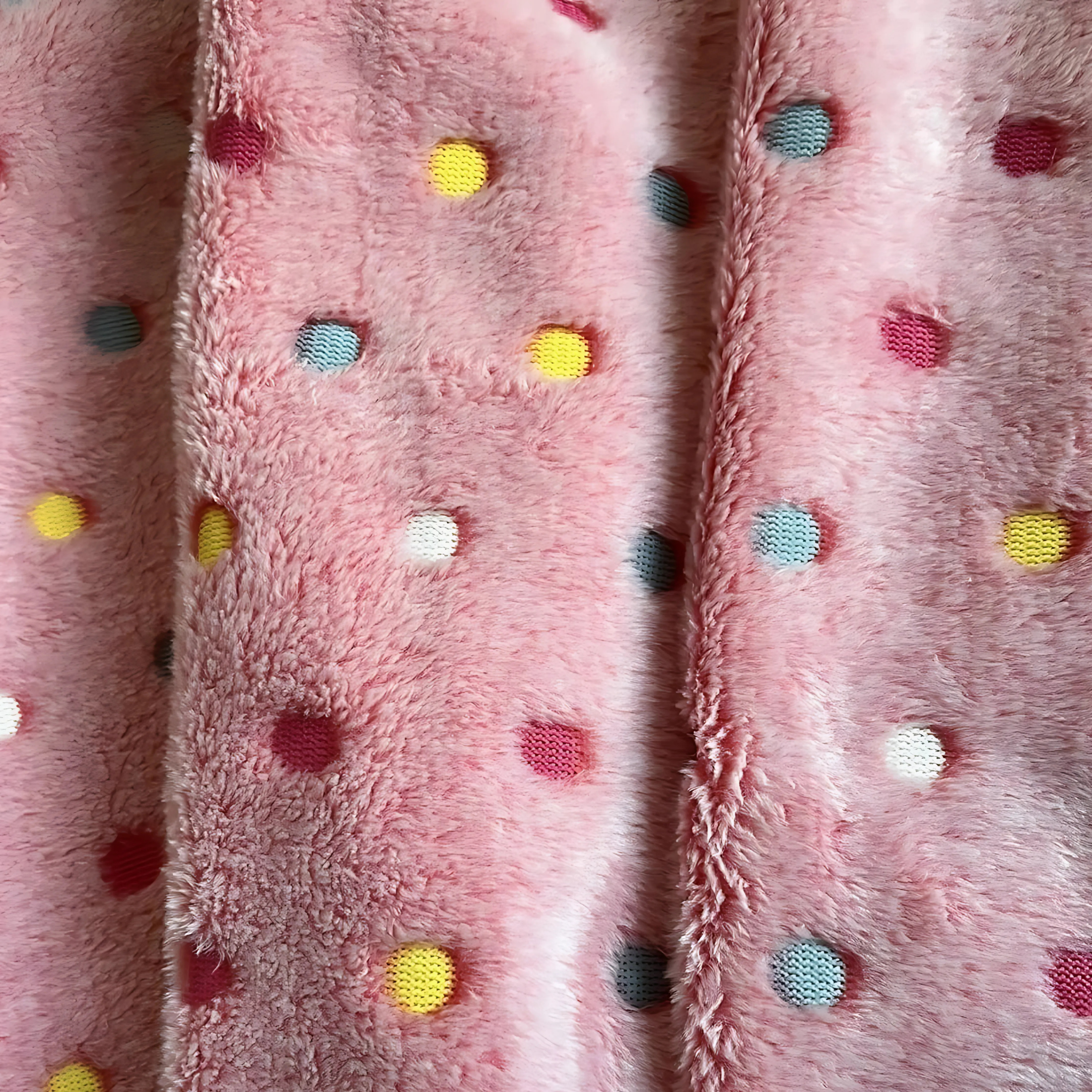 Polka Dot Fleece Throw Glow in the Dark Microfiber Blanket for Sofa and Bed - High Living - 4A's Global