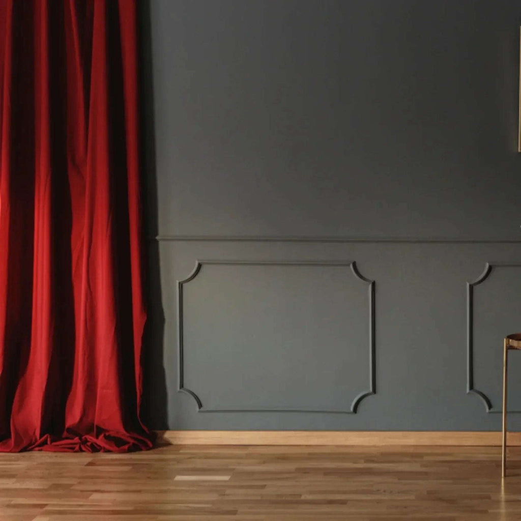 Red Thermal Blackout Eyelet Curtains – Ready Made Insulated Privacy &amp; Noise Reducing Drapes - 4A's Global