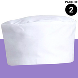 Chef Skull Cap – Breathable, Adjustable &amp; Professional Kitchen Headwear | White - 4A's Global
