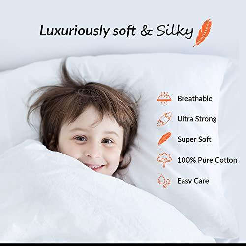 Double Duvet Cover Plain Dyed Percale Soft Bedding Set with 2 Pillowcases Premium King Size 3 Piece Duvet Quilt Cover Set Navy Cream - 4A's Global