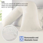 V-Shaped Pillowcase – Soft, Durable &amp; Machine Washable | Fits Most Standard V Pillows 4A's Global