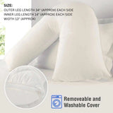 V-Shaped Pillowcase – Soft, Durable &amp; Machine Washable | Fits Most Standard V Pillows 4A's Global