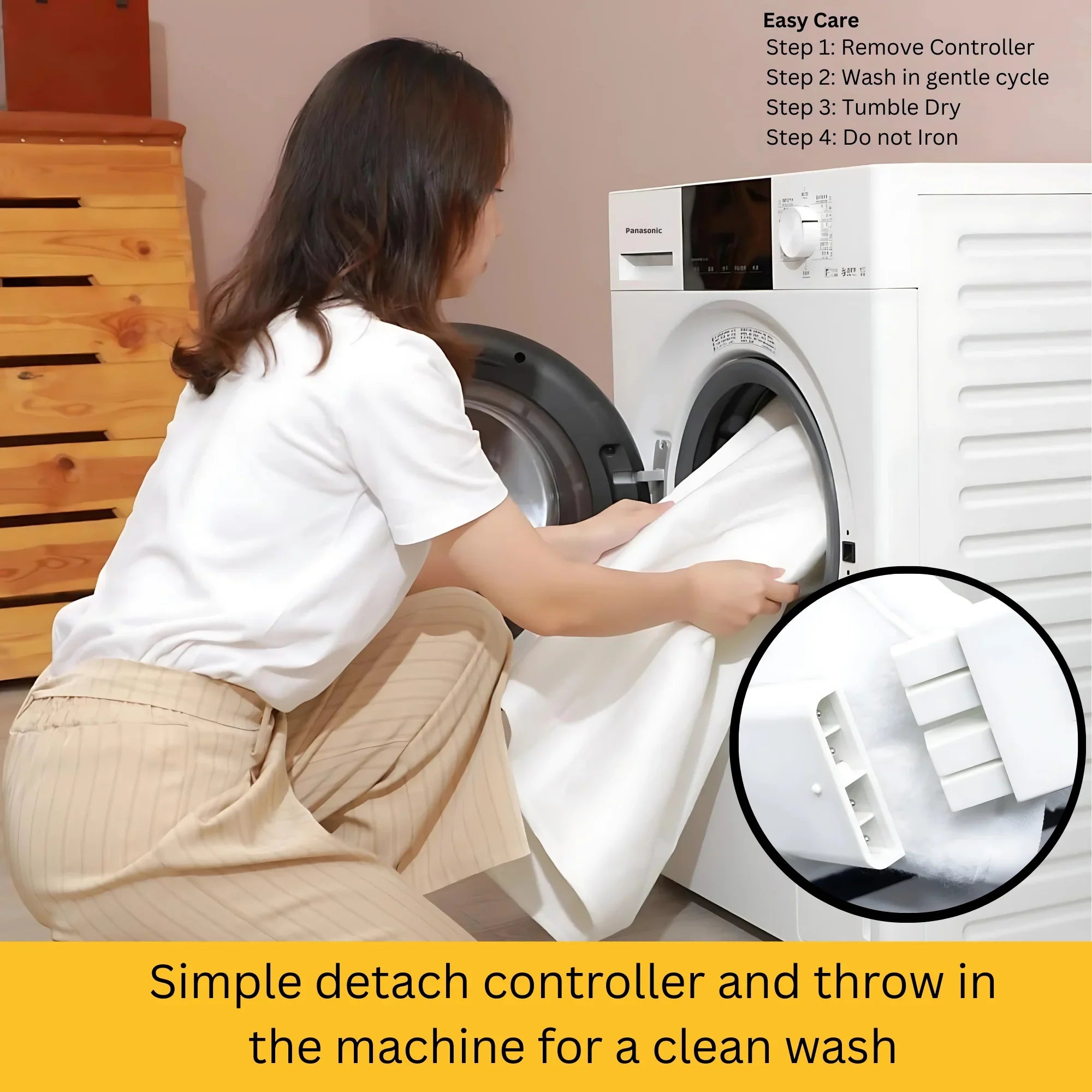 Heated Electric Blanket – Soft Microfiber with 3 Heat Settings Overheat Protection - 4A's Global