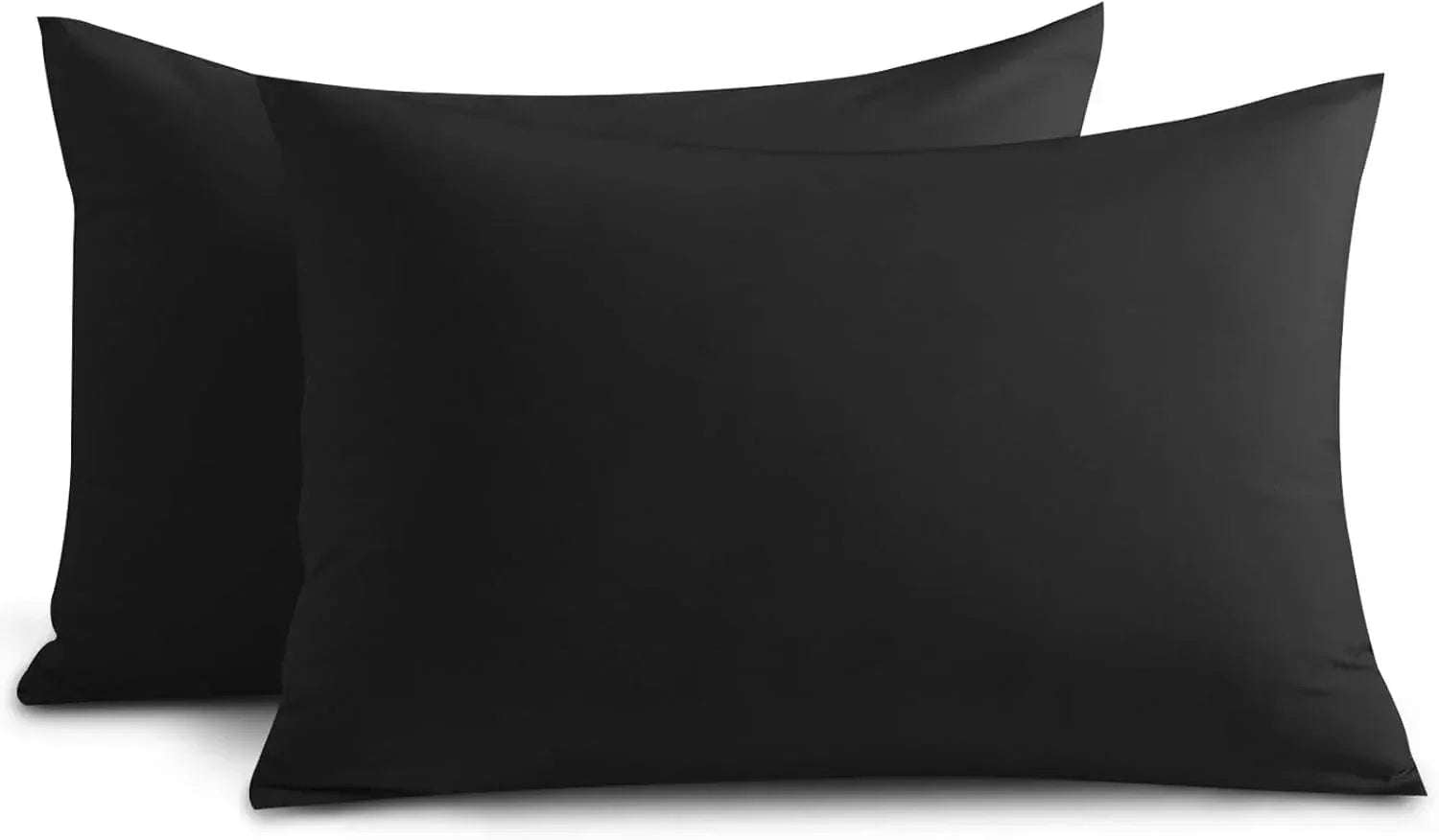 2x Luxury Percale Polycotton Pillowcases – Soft & Durable - 4A's Global