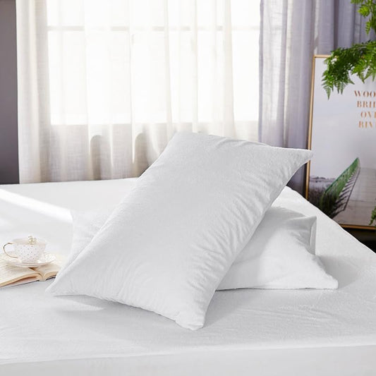Fully Zippered Waterproof Pillow Protector – Bed Bug Proof, Anti-Allergy &amp; Breathable - 4A's Global