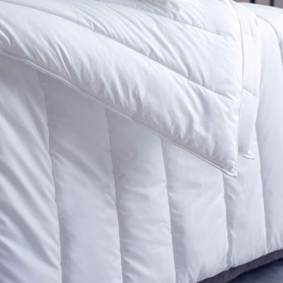 Microfibre Mattress Topper 4cm Deep Soft Breathable Hypoallergenic, All UK Sizes - 4AS - 4A's Global