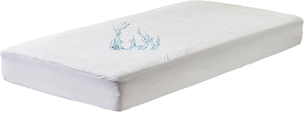 Waterproof Aloe Vera Terry Cot & Bed Mattress Protector – Soft, Silent & Leak-Proof Protection