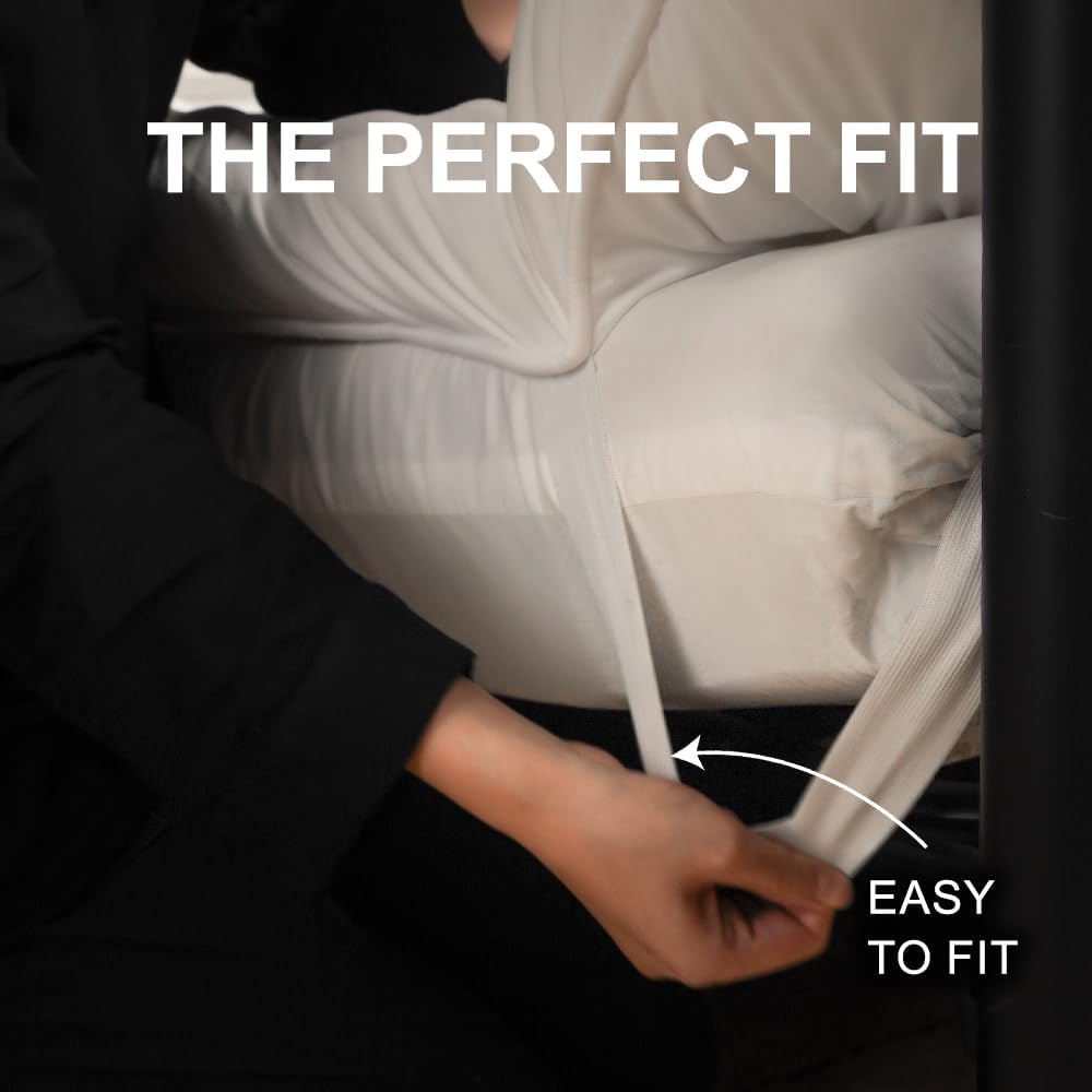 Mattress Topper 10cm Extra Thick 1100GSM Box Stitched Hotel Quality Microfiber - Heaven High - 4A's Global
