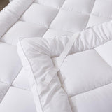 4-Inch / 11cm Extra Thick King Size Mattress Topper – 1100 GSM Microfibre Fill | 150 x 200 cm (59 x 79 inch) - 4A's Global