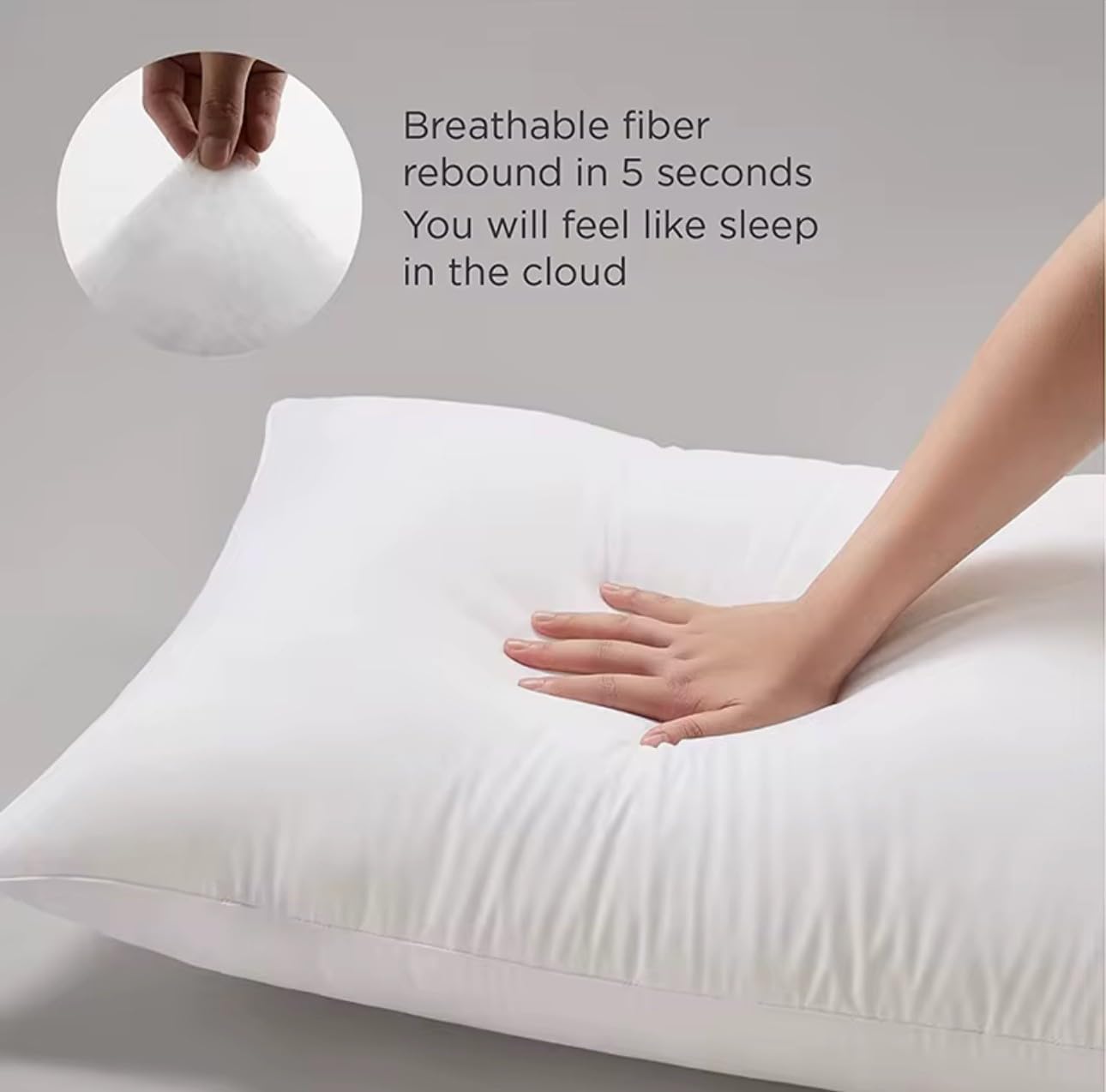 Luxury Goose Feather &amp; Down Pillows – Hotel Quality Comfort &amp; Support | 48 x 74 cm (19" x 29") - 4A's Global