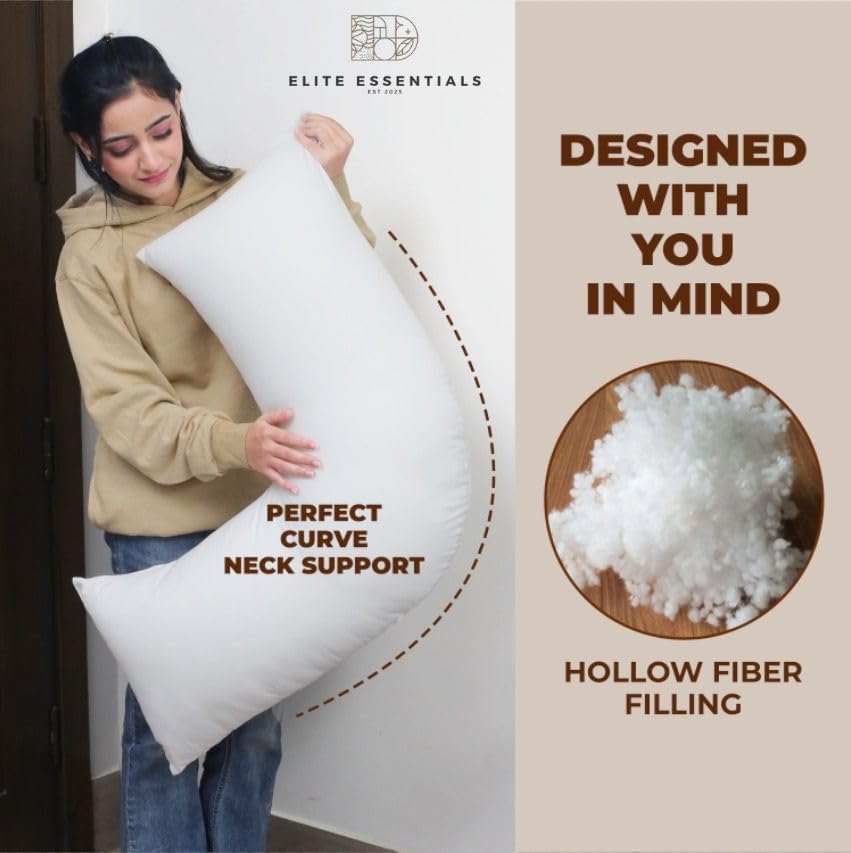 V Shaped Pillow Ergonomic Neck Back Support for Reading Sleeping Maternity - High Living - 4A's Global