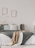 Plain & Reversible Duvet Cover and Matching Pillowcase Set Perfect Bedding for a Cozy Night's Sleep - Charcoal - 4A's Global
