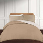 Reversible & Plain Duvet Cover and Matching Pillowcase Set –  Elegant, Soft & Durable Bedding 4A's Global